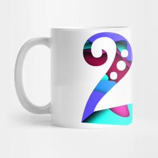 25 Color Wave (Clear) Mug